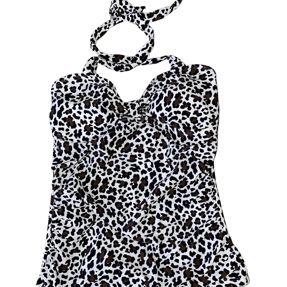 Jones New York Leopard Print tankini medium - Picture 5 of 7